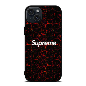SUPREME LAVA TEXTURE iPhone 15 Plus Case