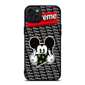 SUPREME MICKEY MOUSE 2 iPhone 15 Plus Case SUPREME MICKEY MOUSE 2 iPhone 15 Plus Case