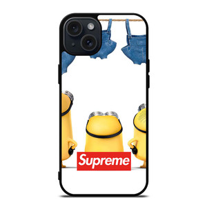 SUPREME MINIONS PANTS iPhone 15 Plus Case SUPREME MINIONS PANTS iPhone 15 Plus Case