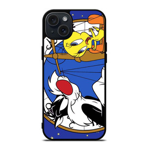 SYLVESTER AND TWEETY CARTOON iPhone 15 Plus Case SYLVESTER AND TWEETY CARTOON iPhone 15 Plus Case