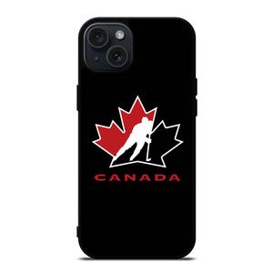 TEAM CANADA HOCKEY LOGO iPhone 15 Plus Case TEAM CANADA HOCKEY LOGO iPhone 15 Plus Case