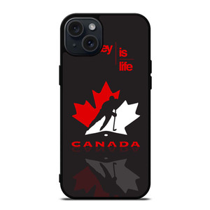 TEAM CANADA HOCKEY SYMBOL iPhone 15 Plus Case TEAM CANADA HOCKEY SYMBOL iPhone 15 Plus Case