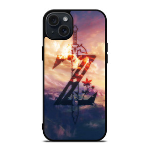 THE LEGEND OF ZELDA BREATH OF THE WILD SYMBOL 2 iPhone 15 Plus Case THE LEGEND OF ZELDA BREATH OF THE WILD SYMBOL 2 iPhone 15 Plus Case