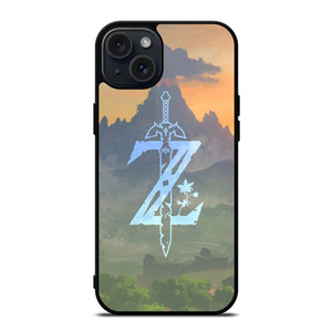 THE LEGEND OF ZELDA BREATH OF THE WILD SYMBOL iPhone 15 Plus Case THE LEGEND OF ZELDA BREATH OF THE WILD SYMBOL iPhone 15 Plus Case
