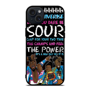 THE NEW DAY WRESTLING WWE ART iPhone 15 Plus Case THE NEW DAY WRESTLING WWE ART iPhone 15 Plus Case