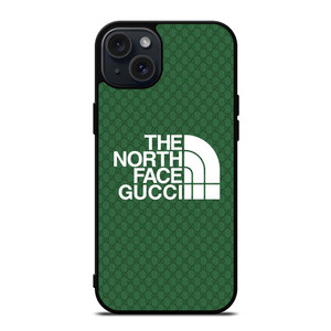 THE NORTH FACE X GUCCI PATTERN iPhone 15 Plus Case THE NORTH FACE X GUCCI PATTERN iPhone 15 Plus Case
