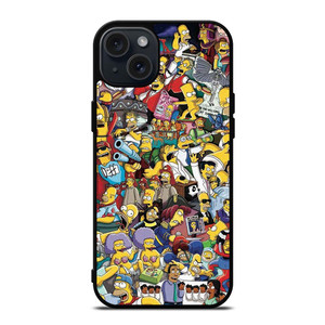 THE SIMPSONS ALL COLLAGE iPhone 15 Plus Case