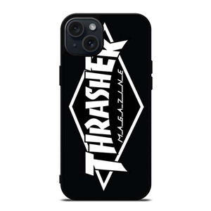 THRASHER SKATE MAGAZINE LOGO iPhone 15 Plus Case THRASHER SKATE MAGAZINE LOGO iPhone 15 Plus Case
