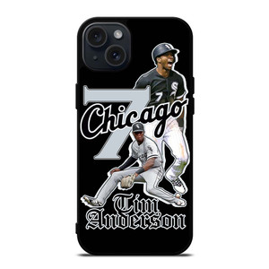 TIM ANDERSON CHICAGO WHITE SOX MLB iPhone 15 Plus Case TIM ANDERSON CHICAGO WHITE SOX MLB iPhone 15 Plus Case