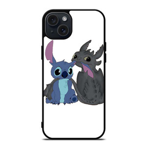 TOOTHLESS AND STITCH iPhone 15 Plus Case