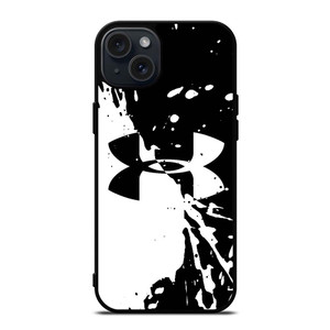 UNDER ARMOUR LOGO BLACK AND WHITE iPhone 15 Plus Case