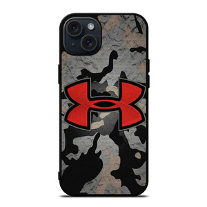 UNDER ARMOUR RED CAMO LOGO iPhone 15 Plus Case UNDER ARMOUR RED CAMO LOGO iPhone 15 Plus Case