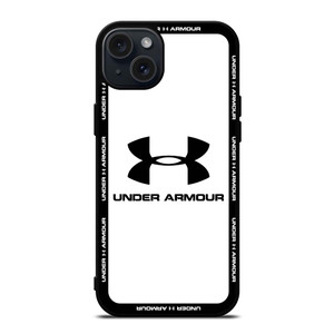 UNDER ARMOUR ROUND WHITE iPhone 15 Plus Case UNDER ARMOUR ROUND WHITE iPhone 15 Plus Case
