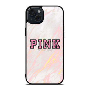 VICTORIA'S SECRET PINK MARBLE iPhone 15 Plus Case
