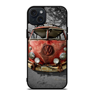 VW VOLKSWAGEN VAN RUSTY iPhone 15 Plus Case VW VOLKSWAGEN VAN RUSTY iPhone 15 Plus Case