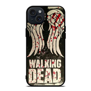 WALKING DEAD DARYL DIXON WINGS iPhone 15 Plus Case WALKING DEAD DARYL DIXON WINGS iPhone 15 Plus Case