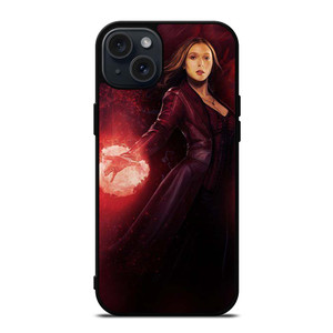 WANDA MAXIMOFF MARVEL WANDAVISION iPhone 15 Plus Case WANDA MAXIMOFF MARVEL WANDAVISION iPhone 15 Plus Case