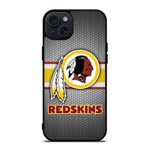 WASHINGTON REDSKINS EMBLEM CARBON iPhone 15 Plus Case WASHINGTON REDSKINS EMBLEM CARBON iPhone 15 Plus Case