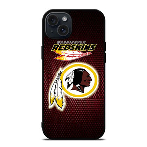 WASHINGTON REDSKINS METAL LOGO iPhone 15 Plus Case