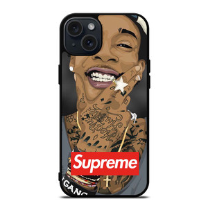 WIZ KHALIIFA X SUPREME iPhone 15 Plus Case WIZ KHALIIFA X SUPREME iPhone 15 Plus Case
