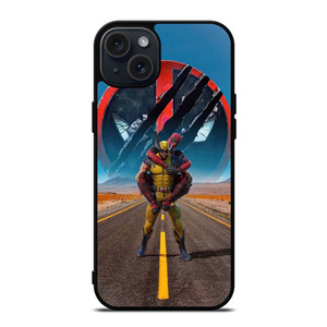 WOLVERINE FEAT DEADPOL MARVEL iPhone 15 Plus Case WOLVERINE FEAT DEADPOL MARVEL iPhone 15 Plus Case