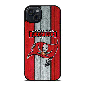 WOODEN LOGO TAMPA BAY BUCCANEERS iPhone 15 Plus Case WOODEN LOGO TAMPA BAY BUCCANEERS iPhone 15 Plus Case