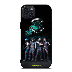 WRAITHS OUTLAWS CYBERPUNK 2077 iPhone 15 Plus Case WRAITHS OUTLAWS CYBERPUNK 2077 iPhone 15 Plus Case