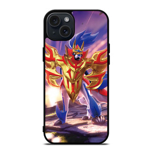 ZAMAZENTA POKEMON SHIELD GAMES iPhone 15 Plus Case ZAMAZENTA POKEMON SHIELD GAMES iPhone 15 Plus Case