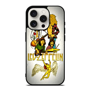 LED ZEPPELIN ROCK BAND ART iPhone 15 Pro Case