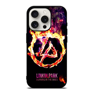 LINKIN PARK LOGO BURNING IN THE SKIES iPhone 15 Pro Case LINKIN PARK LOGO BURNING IN THE SKIES iPhone 15 Pro Case