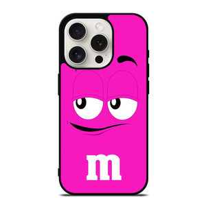 M&M PINK iPhone 15 Pro Case
