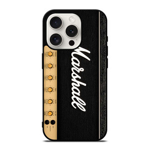 MARSHALL SPEAKER GOLD WOOD iPhone 15 Pro Case MARSHALL SPEAKER GOLD WOOD iPhone 15 Pro Case