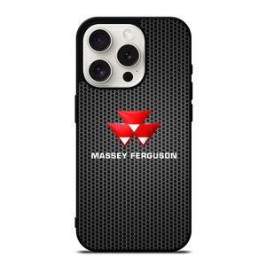 MASSEY FERGUSON METAL LOGO iPhone 15 Pro Case MASSEY FERGUSON METAL LOGO iPhone 15 Pro Case