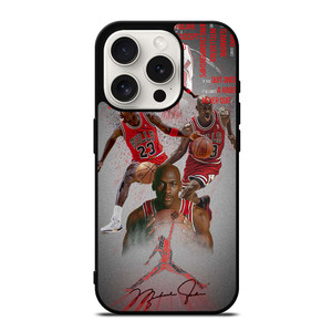MICHAEL JORDAN BULLS QUOTE iPhone 15 Pro Case