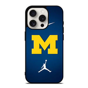 MICHIGAN WOLVERINES NIKE JORDAN iPhone 15 Pro Case MICHIGAN WOLVERINES NIKE JORDAN iPhone 15 Pro Case