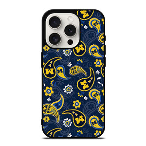 MICHIGAN WOLVERINES PATTERN iPhone 15 Pro Case MICHIGAN WOLVERINES PATTERN iPhone 15 Pro Case