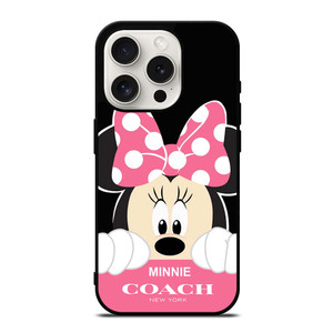 MINNIE MOUSE PINK COACH NEW YORK iPhone 15 Pro Case