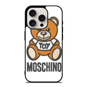 MOSCHINO TOY EMBROIDERED iPhone 15 Pro Case MOSCHINO TOY EMBROIDERED iPhone 15 Pro Case