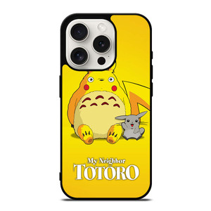 MY NEIGHBOR TOTORO X PIKACHU POKEMON iPhone 15 Pro Case MY NEIGHBOR TOTORO X PIKACHU POKEMON iPhone 15 Pro Case