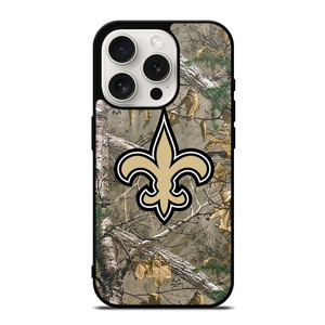 NEW ORLEANS SAINTS CAMO LOGO iPhone 15 Pro Case NEW ORLEANS SAINTS CAMO LOGO iPhone 15 Pro Case