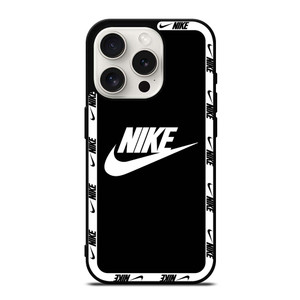 NIKE SWOOSH ROUND BLACK iPhone 15 Pro Case