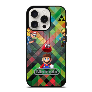 NINTENDO SWITCH GAME COLLECTION iPhone 15 Pro Case NINTENDO SWITCH GAME COLLECTION iPhone 15 Pro Case