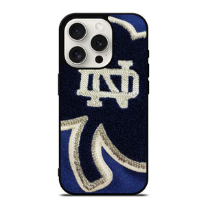 NOTRE DAME BLUE SHAMROCK LOGO iPhone 15 Pro Case