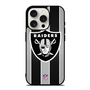 OAKLAND RAIDERS STRIPE LOGO iPhone 15 Pro Case OAKLAND RAIDERS STRIPE LOGO iPhone 15 Pro Case