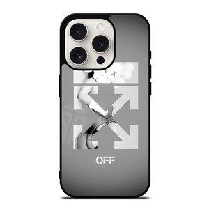 OFF WHITE KAWS iPhone 15 Pro Case
