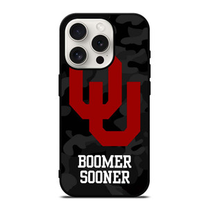OKLAHOMA SOONERS CAMO LOGO iPhone 15 Pro Case OKLAHOMA SOONERS CAMO LOGO iPhone 15 Pro Case