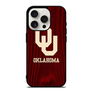 OKLAHOMA SOONERS WOODEN LOGO iPhone 15 Pro Case OKLAHOMA SOONERS WOODEN LOGO iPhone 15 Pro Case