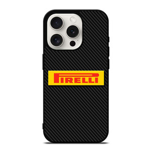 PIRELLI TIRE LOGO CARBOON iPhone 15 Pro Case
