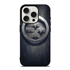 PITTSBURGH STEELERS METAL iPhone 15 Pro Case PITTSBURGH STEELERS METAL iPhone 15 Pro Case