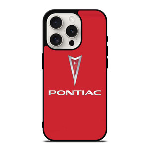 PONTIAC CAR RED LOGO iPhone 15 Pro Case PONTIAC CAR RED LOGO iPhone 15 Pro Case